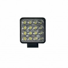 Proiector din metal patrat 16LED 12/24V Kamar Garage AutoRide