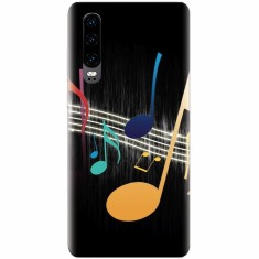 Husa silicon pentru Huawei P30, Colorful Music