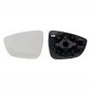 Geam oglinda exterioara cu suport fixare Ford Focus, 04.2018-, partea Stanga, incalzit; sticla asferica; geam cromat, Aftermarket