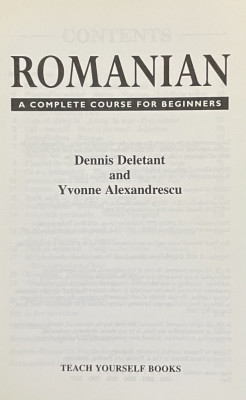 ROMANIAN A COMPLETE COURSE FOR BEGINNERS, 1997 foto