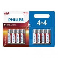 Pachet de 4+4 - AA R6 Philips Power Alkaline Con?inutul pachetului 1x Blister foto