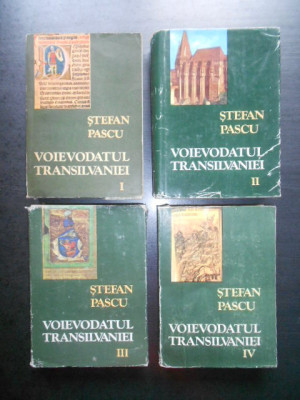 Stefan Pascu - Voievodatul Transilvaniei 4 volume (1972-1989) foto
