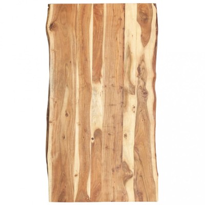 vidaXL Blat de masă, 118x(50-60)x3,8 cm, lemn masiv de acacia 286334 foto