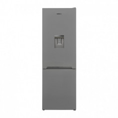 Combina frigorifica Heinner HC-V270SWDE++, 268 l, Clasa E, Iluminare LED, Less Frost, Dozator de apa, H 170 cm (Argintiu)