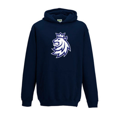 Echipa națională de hochei hanorac cu glugă pentru copii navy Czech Ice Hockey lion - Dětsk&amp;eacute; S (3-4 roky) foto