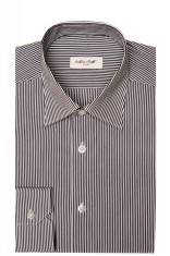 Camasa barbati slim cu dungi negre C001SL