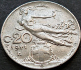Moneda istorica 20 CENTESIMI - ITALIA, anul 1921 * cod 4250