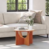 vidaXL Masă de cafea Maro 50 x 50 x 35 cm Lemn de brad solid