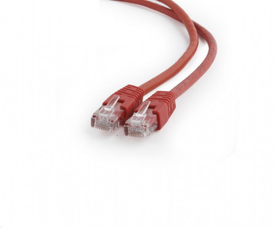 PATCH CORD UTP GEMBIRD Cat6, cupru-aluminiu, 3 m, rosu, AWG26, &amp;quot;PP6U-3M/R&amp;quot; foto