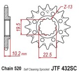 Cumpara ieftin Pinion fata 13 dinti pas lant 520 (racing) - Beta Alp - Jonathan 200-350 - Suzuki RM 250 (83-12) - DR 350 (90-97) - DR-Z 400 (00-08), Oem