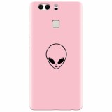 Husa silicon pentru Huawei P9 Plus, Pink Alien