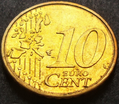 Moneda 10 EURCENTI - GERMANIA, anul 2002 *cod 3340 foto