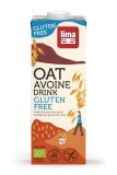 Bautura vegetala de ovaz Lima Bio Fara Gluten, Lactoza, Zahar 1L