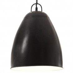 Lampa suspendata industriala, negru, 32 cm, E27, rotund, 25 W GartenMobel Dekor