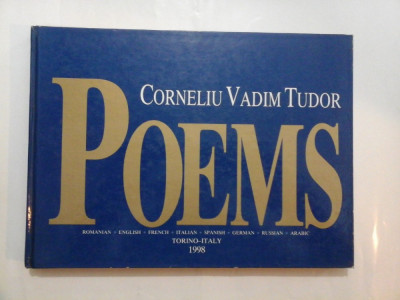 POEMS - CORNELIU VADIM TUDOR (Dedicatie, autograf ) foto