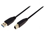 Cablu USB 3.0 A-B 3m Negru, Logilink