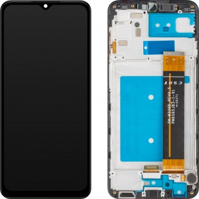Display cu Touchscreen MP compatibil cu Samsung Galaxy A23 A235, cu Rama, Negru foto