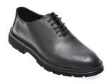 Pantofi eleganti OTTER negri, FH2011, din piele naturala