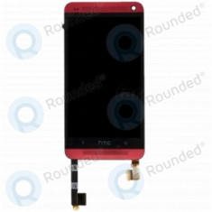 HTC One (M7) Unitate de afișare completă roșie 80H01568-02