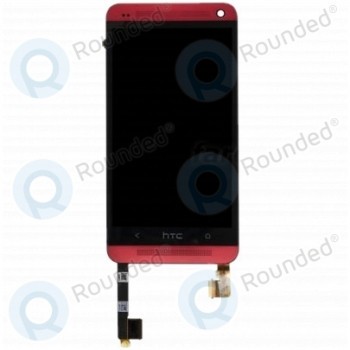 HTC One (M7) Unitate de afișare completă roșie 80H01568-02 foto