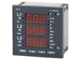 Aparat de măsură LUMEL pentru parametrii de rețea cu panou LED x3 3 cifre