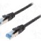 Cablu patch cord, Cat 6a, lungime 0.5m, S/FTP, LOGILINK - CQ6025S