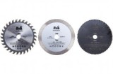 Set 3 Discuri Mini Ferastrau Circular, Aluminiu, Lemn, Ceramica, Diametru 85mm