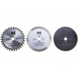 Set 3 Discuri Mini Ferastrau Circular, Aluminiu, Lemn, Ceramica, Diametru 85mm