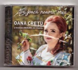 cd muzica populara asa joaca neamu' meu! de oana cretu nou original sigilat in tipla cu timbru original carcasa clasica originala