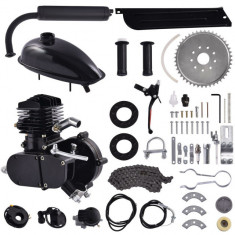 Kit motor bicicleta 50cc 2 TIMPI (Negru) foto