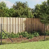 vidaXL Gard plasă de s&acirc;rmă, antracit, 1x25 m