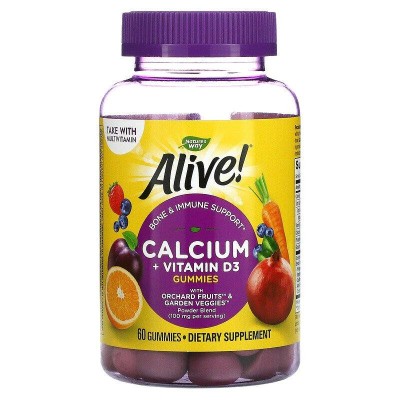 Alive Calcium cu Vitamina D3 Gummies 60 jeleuri Secom foto