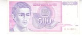B11 20 - Bancnota foarte veche - Fosta Jugoslavia - 500 dinarI - 1992