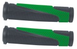 Mansoane, CAPER, TPR Forma ergonomica Antialunecare, BiColor (Negru, Verde), 130mm, bicicleta, ARV-0