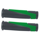 Mansoane, CAPER, TPR Forma ergonomica Antialunecare, BiColor (Negru, Verde), 130mm, bicicleta, ARV-0