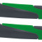 MANSOANE - CAPER - TPR Forma ergonomica Anti-alunecare - Bi-Color (Negru - Verde) - 130mm PowerTool TopQuality