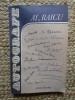 AL. RAICU - AUTOGRAFE
