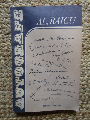 AL. RAICU - AUTOGRAFE foto