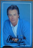Autograf pe fotografie, Alain Delon