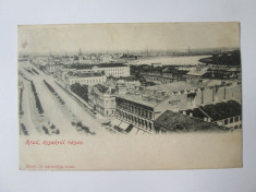 Arad,vedere dinspre nord,carte postala circulata 1905 foto