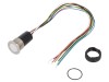 Comutator Capacitiv SCHURTER SPST-NO IP67, Rotund, 1 Pozitie, LED RGB