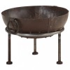 VidaXL Vatră de foc rustică, &Oslash; 40 cm, fier 321944
