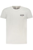 Cumpara ieftin ACCADEMIA MILITARE Tricou barbati din bumbac, cu mini imprimeu, Regular fit, Alb, S