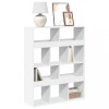 Gossi biblioteca, alb, 100x33x125,5 cm, lemn prelucrat