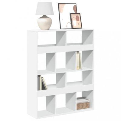 vidaXL Bibliotecă, alb, 100x33x125,5 cm, lemn prelucrat 3309357 foto