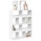 Gossi biblioteca, alb, 100x33x125,5 cm, lemn prelucrat