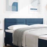 Cumpara ieftin Tablie LED cu benzi LED cu headboard albastru 144 cm tesatura