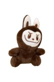 Breloc figurină de pluș LaBubu, moale și pufos, maro, 18 cm, Oem