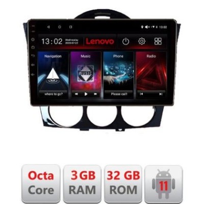 Navigatie Mazda RX8 2008-2011 Octa Core cu Android Radio Bluetooth Internet GPS WIFI DSP 3+32 GB 4G kit-rx8-11 LENOVO LITE CarStore Technology foto