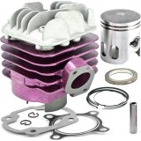 Cumpara ieftin Set Motor Scuter PGO Big Max Cromo 80cc 2T, Racire Aer, Chiuloasa Inclusa - Kit Cilindru Piston Segmenti Bolt Garnituri